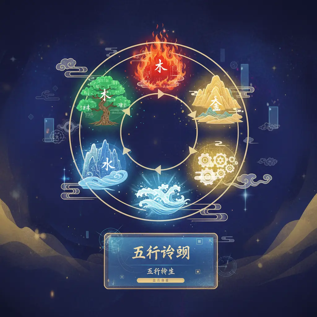 五行查詢 - 五行相生