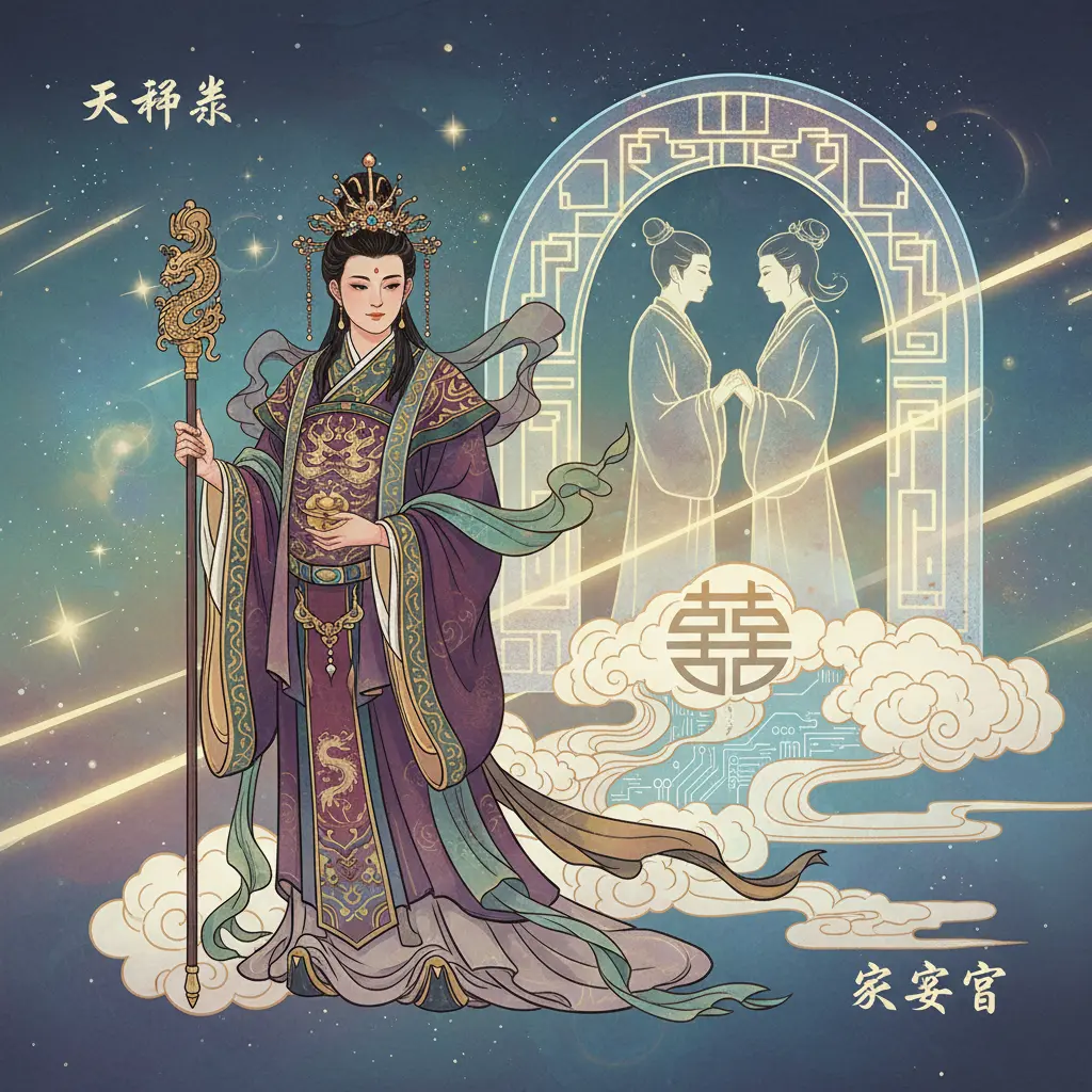 夫妻宮 - 天府星