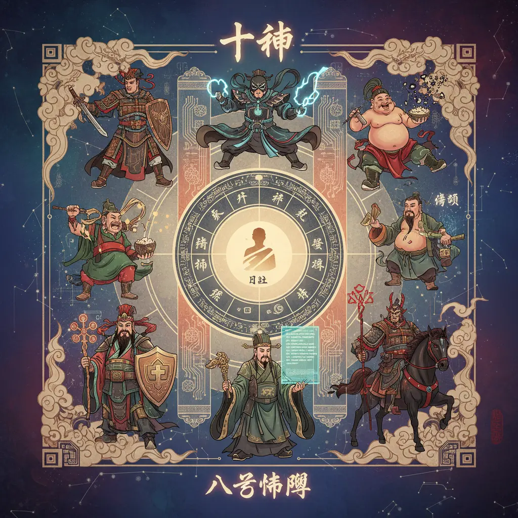 八字命盤 - 十神