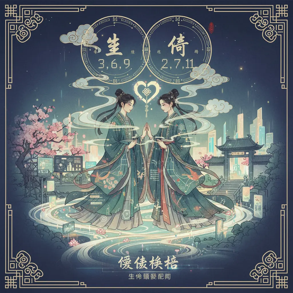 生命靈數配對 - 曖昧關係